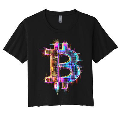 Bitcoin Logo Crypto Trader Investor Cryptocurrency BTC Crop Top