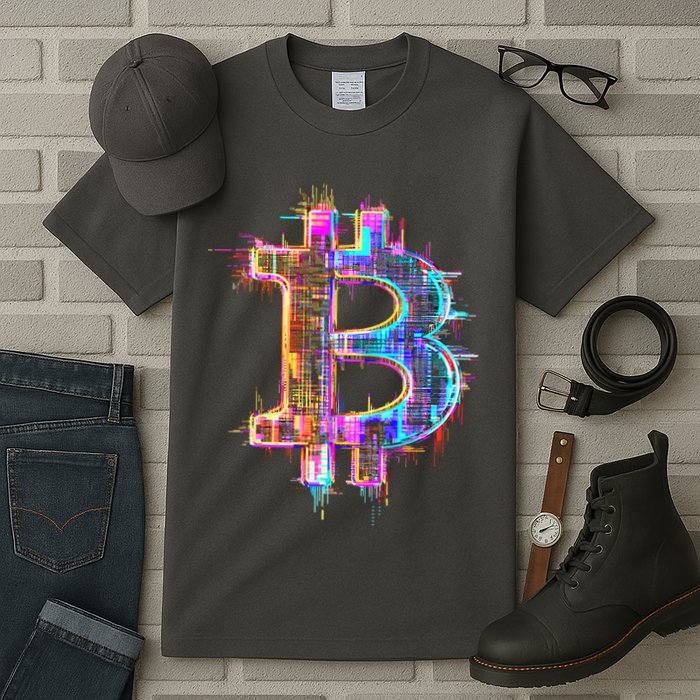 Bitcoin Logo Crypto Trader Investor Cryptocurrency BTC Tall T-Shirt