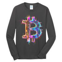 Bitcoin Logo Crypto Trader Investor Cryptocurrency BTC Tall Long Sleeve T-Shirt