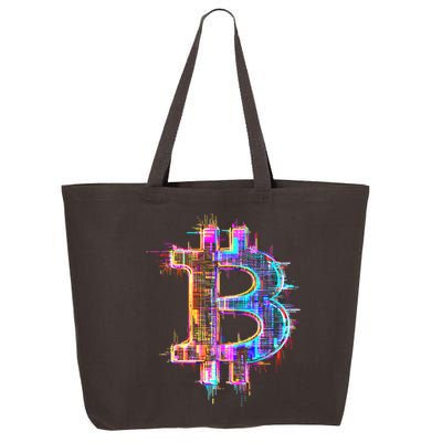 Bitcoin Logo Crypto Trader Investor Cryptocurrency BTC 25L Jumbo Tote
