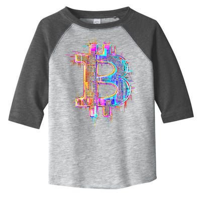 Bitcoin Logo Crypto Trader Investor Cryptocurrency BTC Toddler Fine Jersey T-Shirt
