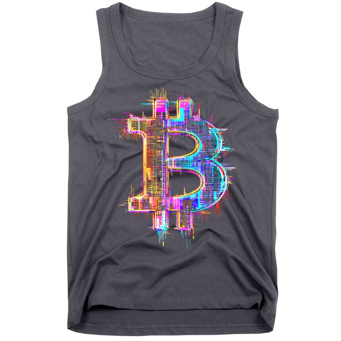 Bitcoin Logo Crypto Trader Investor Cryptocurrency BTC Tank Top