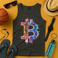 Bitcoin Logo Crypto Trader Investor Cryptocurrency BTC Tank Top