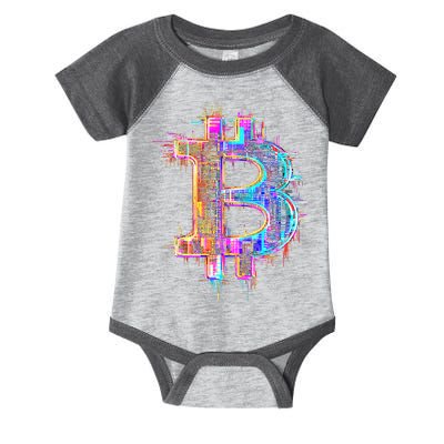 Bitcoin Logo Crypto Trader Investor Cryptocurrency BTC Infant Baby Jersey Bodysuit