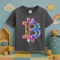 Bitcoin Logo Crypto Trader Investor Cryptocurrency BTC Toddler T-Shirt