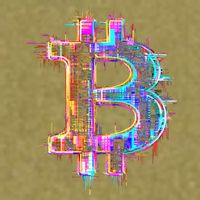 Bitcoin Logo Crypto Trader Investor Cryptocurrency BTC Garment-Dyed Women's Muscle Tee