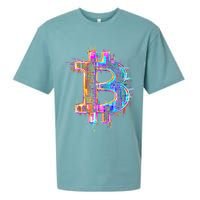 Bitcoin Logo Crypto Trader Investor Cryptocurrency BTC Sueded Cloud Jersey T-Shirt