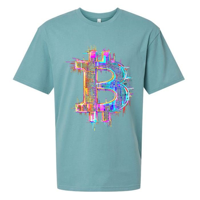 Bitcoin Logo Crypto Trader Investor Cryptocurrency BTC Sueded Cloud Jersey T-Shirt