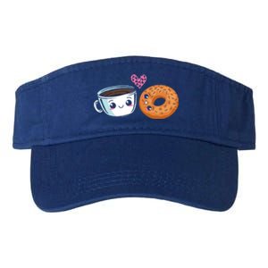 Bagel Lover Coffee Addict Foodie Bread Caffeine Gift Valucap Bio-Washed Visor