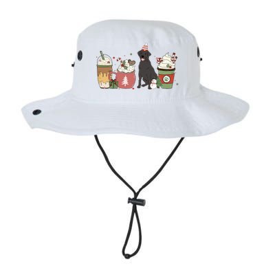 Black Lab Coffee Latte Winter Christmas Dog Mom Holiday Great Gift Legacy Cool Fit Booney Bucket Hat