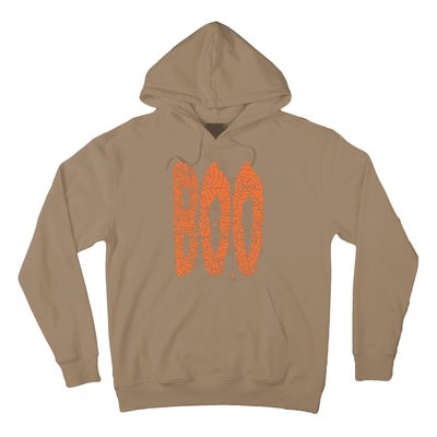 Boo Letters Covered In Spider Webs Fun Spooky Halloween Hoodie