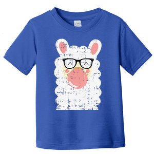 Bubblegum Llama Cute Funny Animal Halloween Gift Idea Toddler T-Shirt