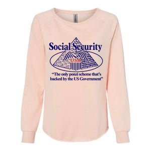 Barely Legal Clothing Social Security The Only Ponzi Scheme ThatS Backed By The Womens California Wash Sweatshirt