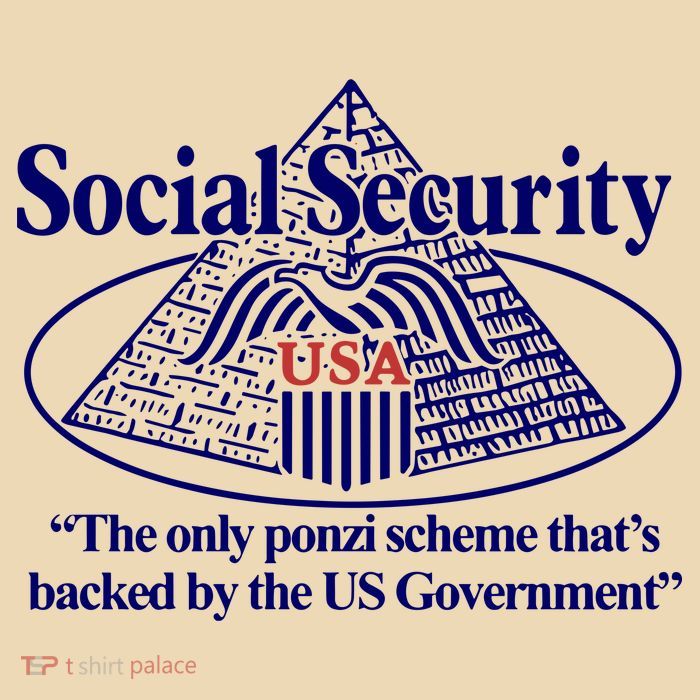 Barely Legal Clothing Social Security The Only Ponzi Scheme ThatS Backed By The Zip Tote Bag