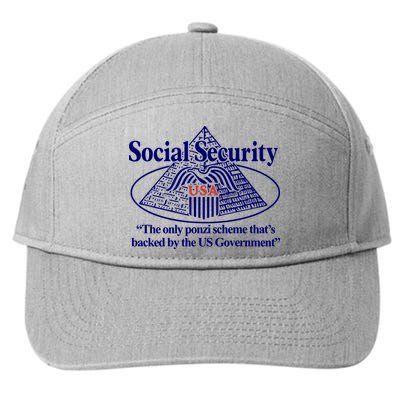 Barely Legal Clothing Social Security The Only Ponzi Scheme ThatS Backed By The 7-Panel Snapback Hat