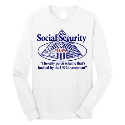 Barely Legal Clothing Social Security The Only Ponzi Scheme ThatS Backed By The Long Sleeve Shirt