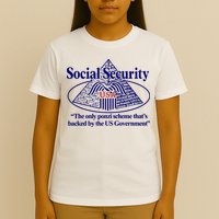 Barely Legal Clothing Social Security The Only Ponzi Scheme ThatS Backed By The T-Shirt