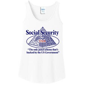 Barely Legal Clothing Social Security The Only Ponzi Scheme ThatS Backed By The Ladies Essential Tank