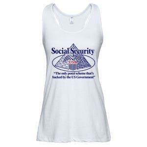 Barely Legal Clothing Social Security The Only Ponzi Scheme ThatS Backed By The Ladies Essential Flowy Tank