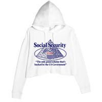 Barely Legal Clothing Social Security The Only Ponzi Scheme ThatS Backed By The Crop Fleece Hoodie