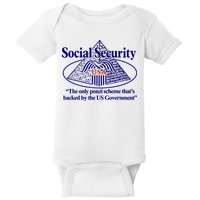 Barely Legal Clothing Social Security The Only Ponzi Scheme ThatS Backed By The Baby Bodysuit