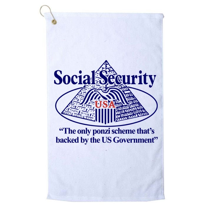 Barely Legal Clothing Social Security The Only Ponzi Scheme ThatS Backed By The Golf Towel