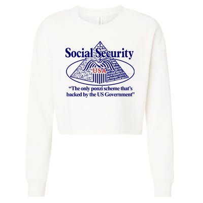Barely Legal Clothing Social Security The Only Ponzi Scheme ThatS Backed By The Cropped Pullover Crew