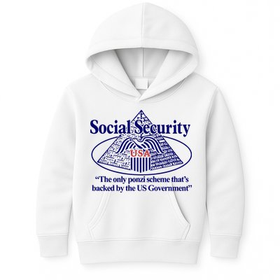 Barely Legal Clothing Social Security The Only Ponzi Scheme ThatS Backed By The Kids Hoodie