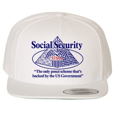 Barely Legal Clothing Social Security The Only Ponzi Scheme ThatS Backed By The Wool Snapback Cap