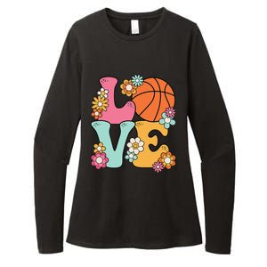 Basketball Love Cute Basketball Lover Women Teens Girl Womens CVC Long Sleeve Shirt