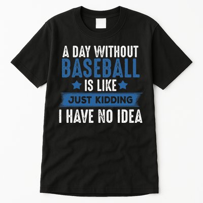 Baseball Lover Cool Gifts For Player Coach Fan Tall T-Shirt
