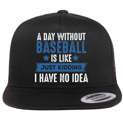 Baseball Lover Cool Gifts For Player Coach Fan Flatbill Hat