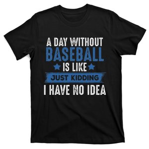 Baseball Lover Cool Gifts For Player Coach Fan T-Shirt