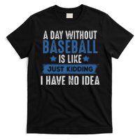 Baseball Lover Cool Gifts For Player Coach Fan T-Shirt