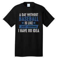 Baseball Lover Cool Gifts For Player Coach Fan Tall T-Shirt