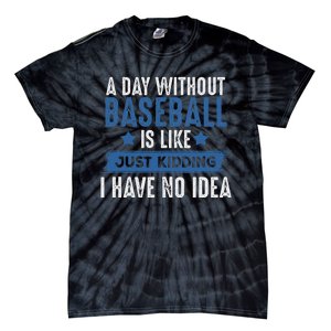 Baseball Lover Cool Gifts For Player Coach Fan Tie-Dye T-Shirt