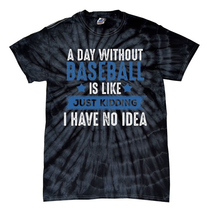 Baseball Lover Cool Gifts For Player Coach Fan Tie-Dye T-Shirt