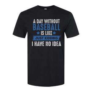 Baseball Lover Cool Gifts For Player Coach Fan Softstyle CVC T-Shirt