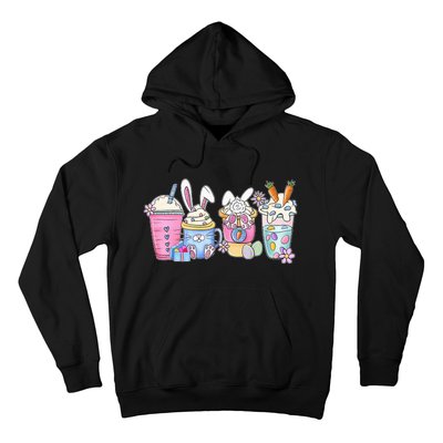 Bunny Latte Coffee Easter Bunny rabbit Coffee Lover Hoodie