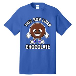 Boy Likes Chocolate Cute Chocolate Lover Gift Tall T-Shirt