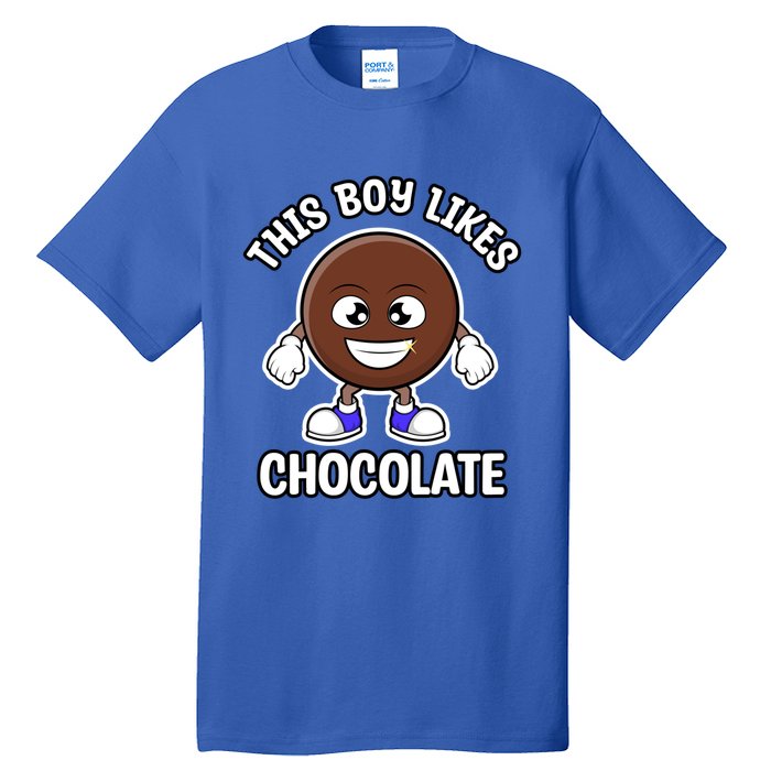 Boy Likes Chocolate Cute Chocolate Lover Gift Tall T-Shirt