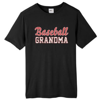 Baseball Lover Cute Baseball Grandma Great Gift Tall Fusion ChromaSoft Performance T-Shirt