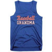 Baseball Lover Cute Baseball Grandma Great Gift Tank Top