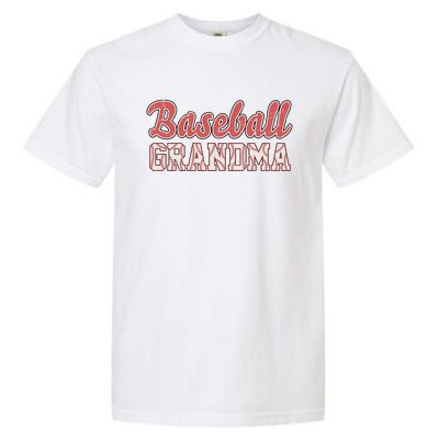 Baseball Lover Cute Baseball Grandma Great Gift Garment-Dyed Heavyweight T-Shirt