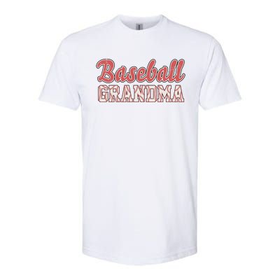 Baseball Lover Cute Baseball Grandma Great Gift Softstyle CVC T-Shirt