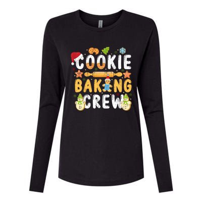 Baking Lover Cookie Baking Crew Holiday Christmas Gift Womens Cotton Relaxed Long Sleeve T-Shirt