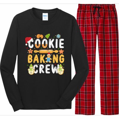 Baking Lover Cookie Baking Crew Holiday Christmas Gift Long Sleeve Pajama Set