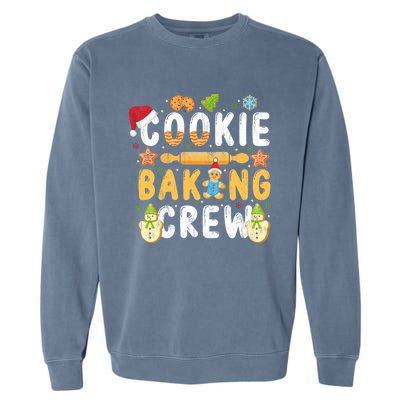 Baking Lover Cookie Baking Crew Holiday Christmas Gift Garment-Dyed Sweatshirt