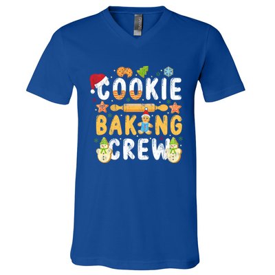 Baking Lover Cookie Baking Crew Holiday Christmas Gift V-Neck T-Shirt