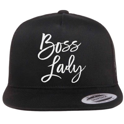 Boss Lady Cute S Trendy For Bosses Day Flatbill Hat